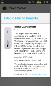 Irdroid Macro Remote